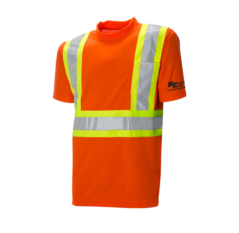 Short Sleeve Safety Tee (with Reflective)