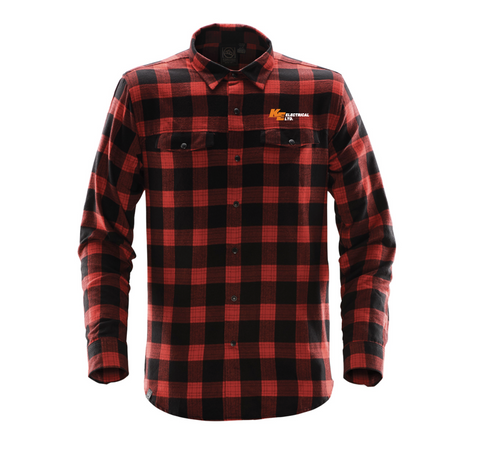 Men's Snap Front Plaid Shirt